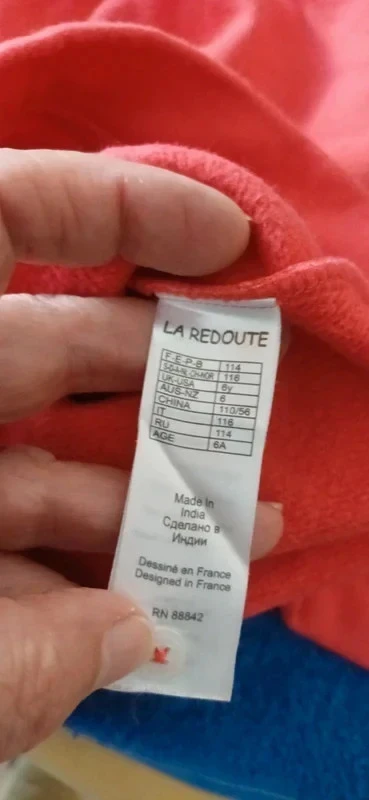 Sweat shirt size 6 years brand la redoute – photo 6